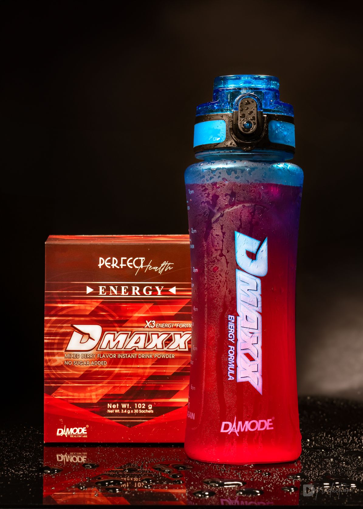 Dmaxx Đỏ Không Đường Cung Cấp Năng Lượng