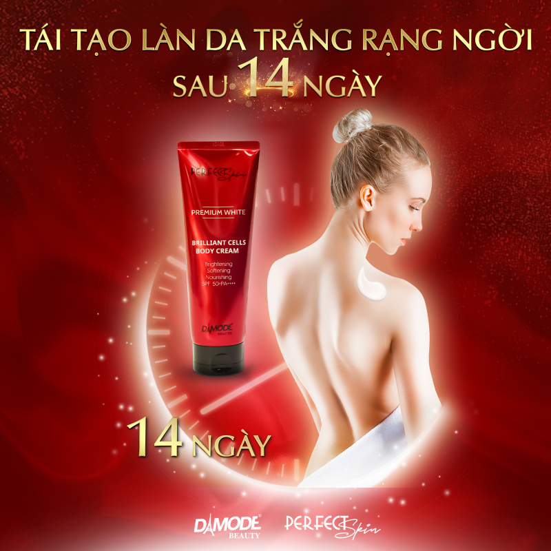 Kem Dưỡng Thể Trắng Da, Chống Nắng, Chống Lão Hoá - Brilliant Cell Body Cream