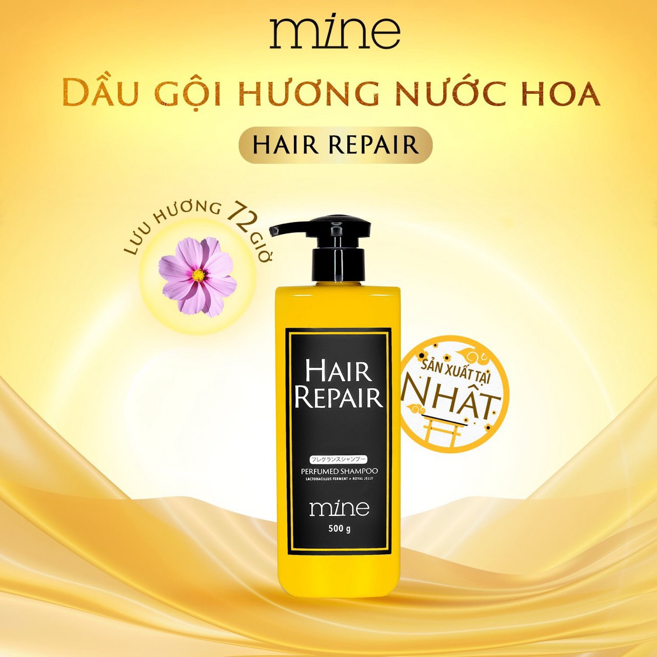 Dầu gội mine Hair Repair Perfumed Shampoo 500 g