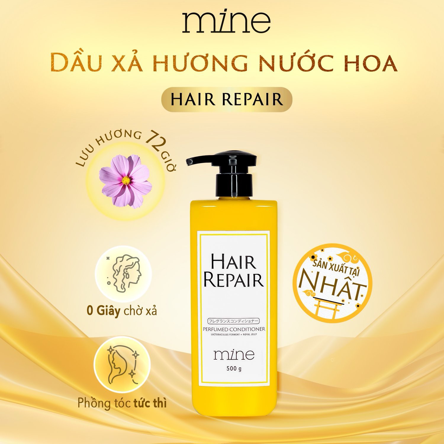 Dầu xả mine Hair Repair Perfumed Conditioner 500 g