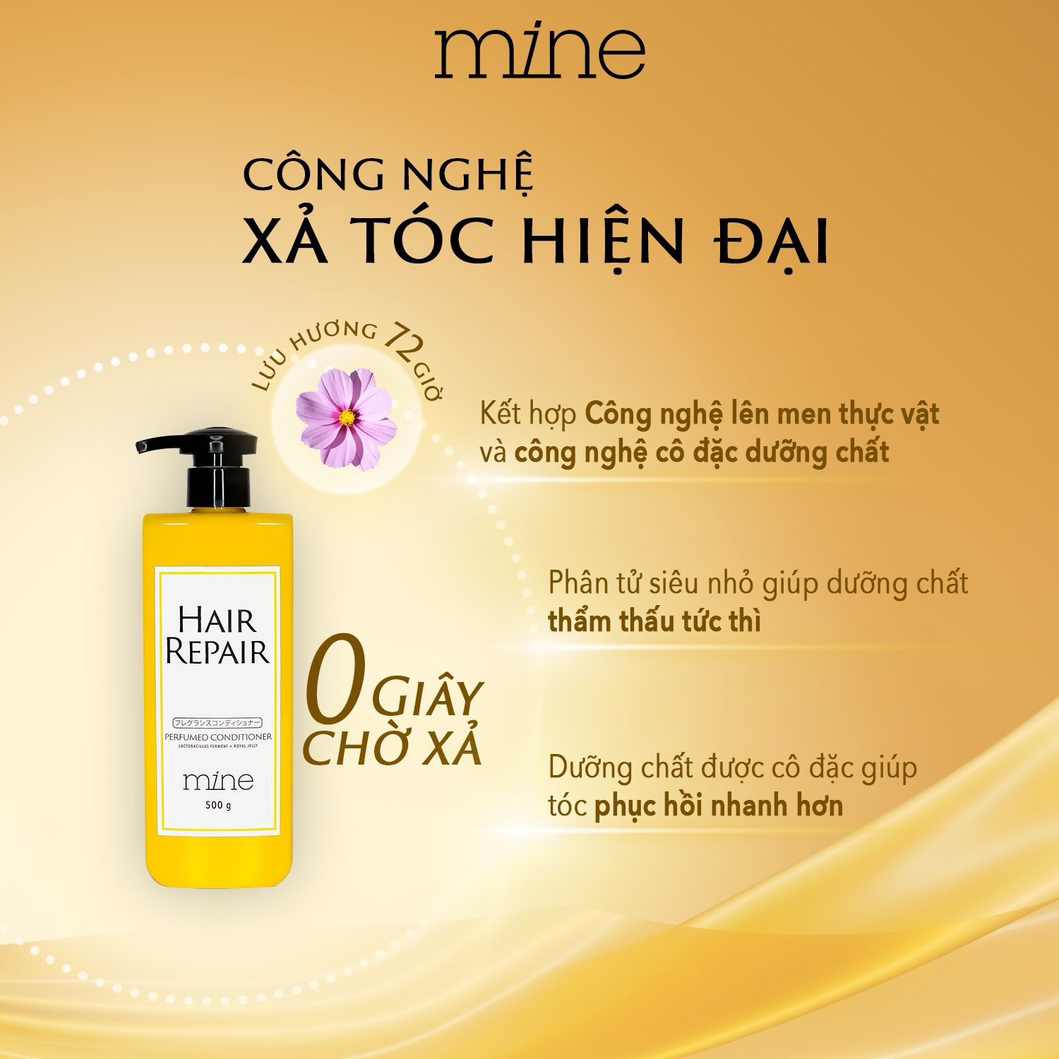 Dầu xả mine Hair Repair Perfumed Conditioner 500 g