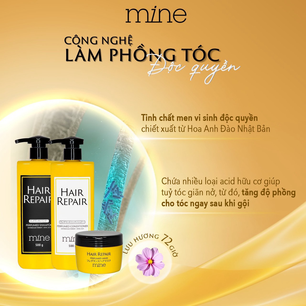 Mặt nạ tóc Mine Hair Repair Perfumed Mask 